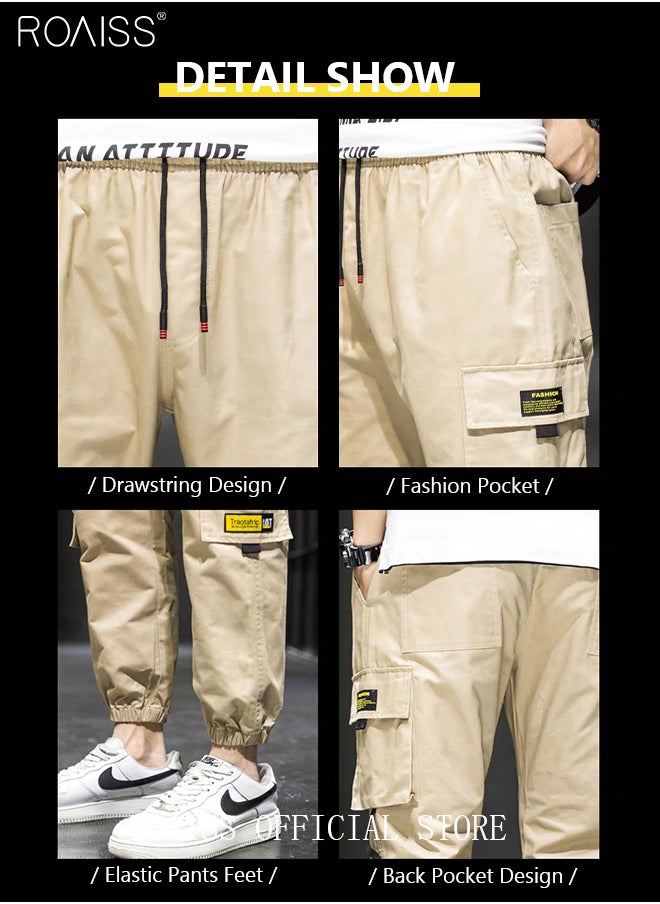 Men's Cargo Pants Casual Pants with Elastic Drawstring Suitable for Various Body Types Simple and Trendy - pzsku/Z4B45C367E363B12A0626Z/45/_/1721371696/b2ae2e36-7636-42f7-b518-0cbd870d4b2f