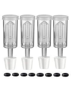 Necomi 4-Piece Air Locks With Silicone Stopper for Fermentation  - Image 1