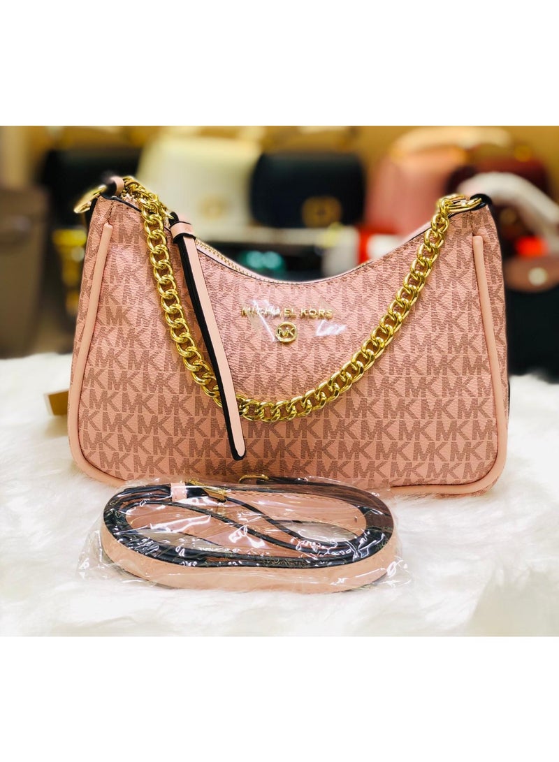 MK حقيبة كتف مايكل كورس مع سحر القمر مع صندوق أصلي وغطاء غبار