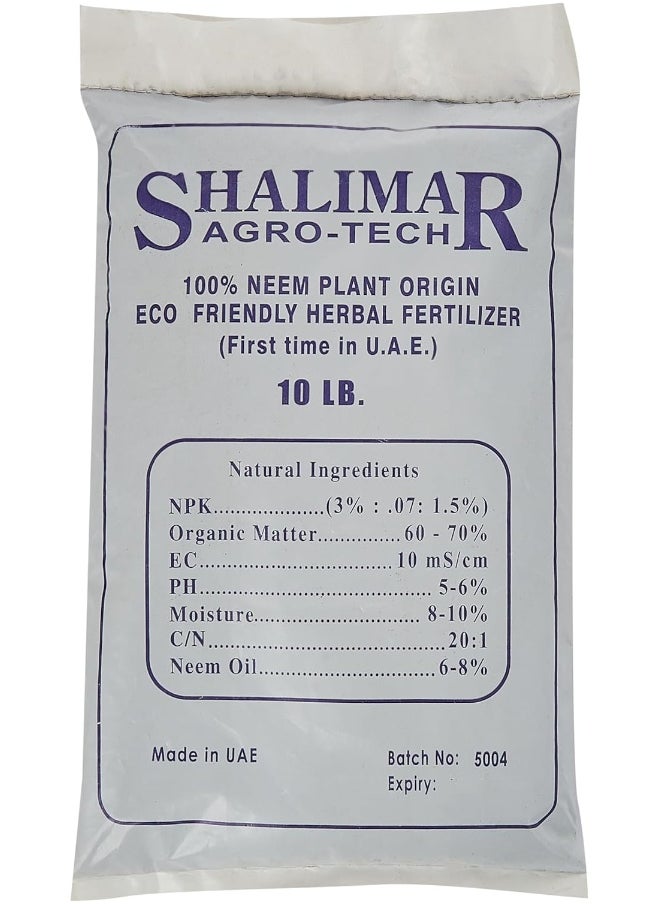 shalimar - Neem Herbal Fertilizer Powder - 10 LB - Image 1