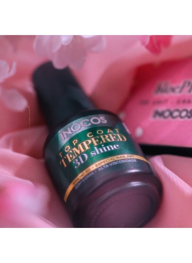 INOCOS Tempered 3D Shine Top Coat 15ml - Image 3