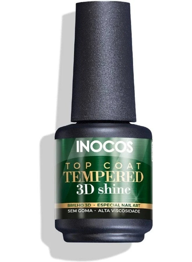 INOCOS Tempered 3D Shine Top Coat 15ml - Image 1