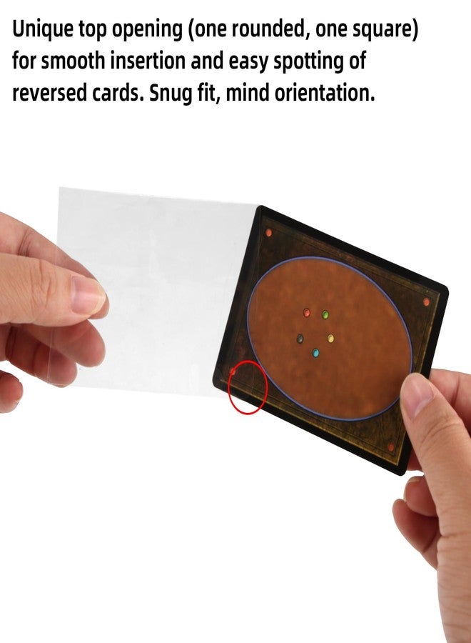 Wtrgas 600 Pack Snug Fit Top‑Loading Inner Sleeves, Clear Card Sleeves, Compatible with MTG & Pokémon, for Trading Card (63×88mm) - Image 4