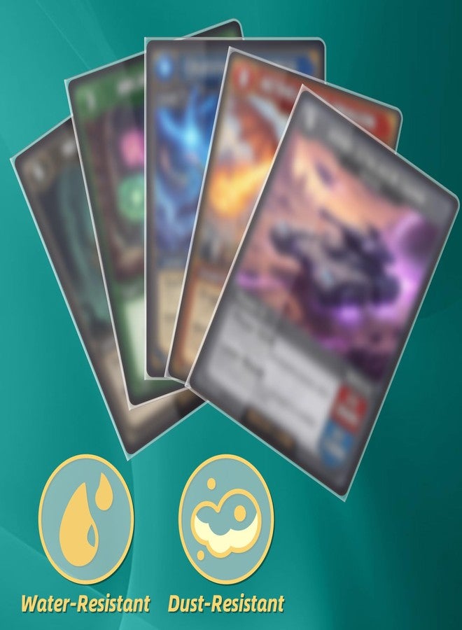 Wtrgas 600 Pack Snug Fit Top‑Loading Inner Sleeves, Clear Card Sleeves, Compatible with MTG & Pokémon, for Trading Card (63×88mm) - Image 5