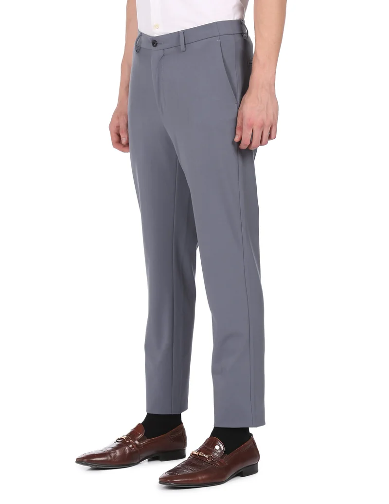 Arrow Grey ANADTR2295 ME. GREY Mens Trousers for Men | Best Price UAE