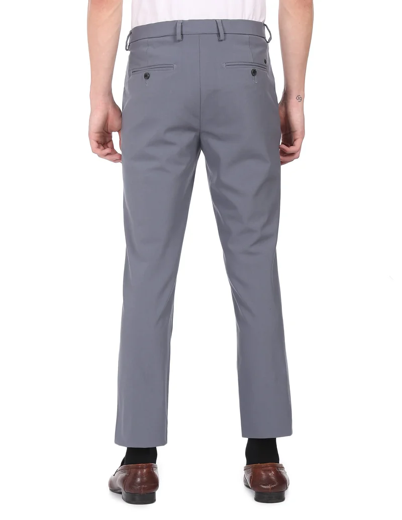 Arrow Grey ANADTR2295 ME. GREY Mens Trousers for Men | Best Price UAE