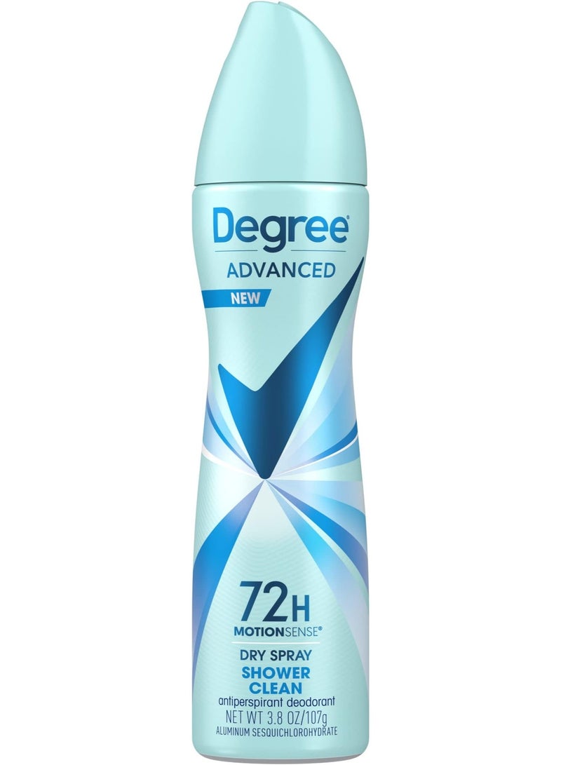 MotionSense Shower Clean Deodorant Womens Dry Spray 107 g