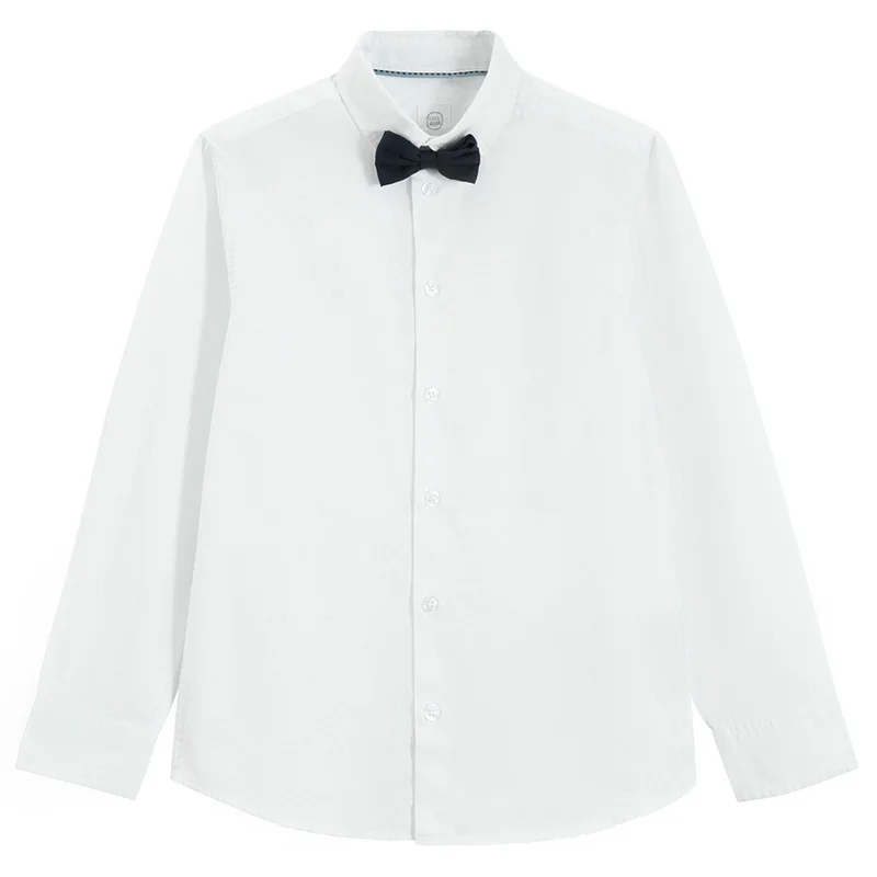 كول كلوب قميص قطن مخلوط بأكمام طويلة