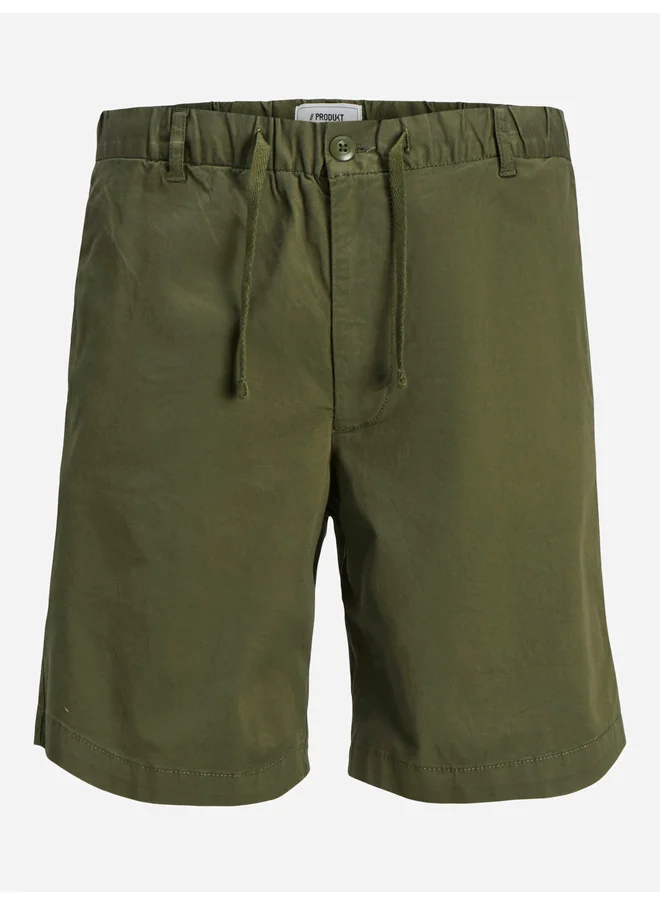 PRODUKT Produkt Solid Regular Fit Shorts with Drawstring