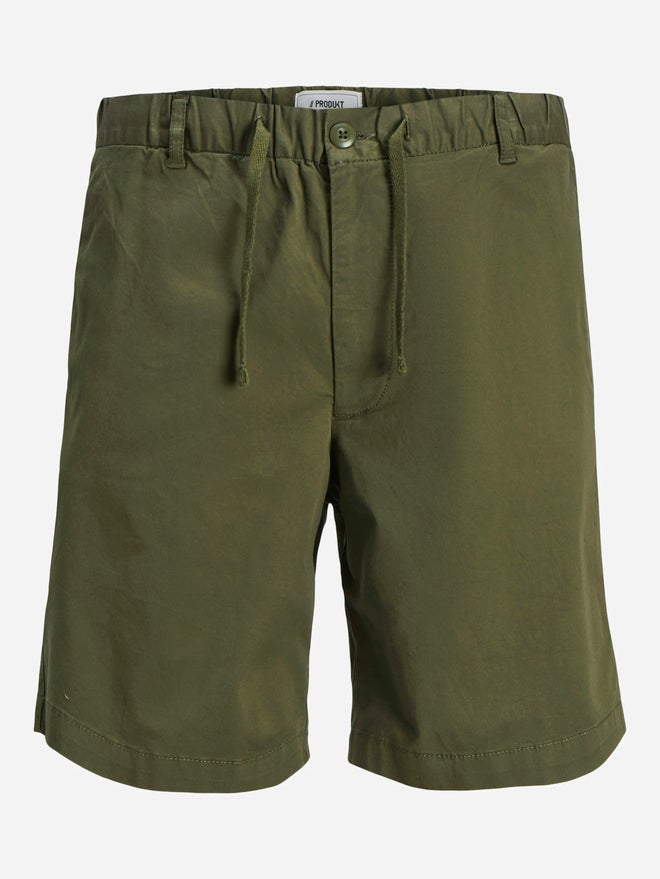 برودكت شورت سادة بقصة منتظمة مع رباط - Image 1