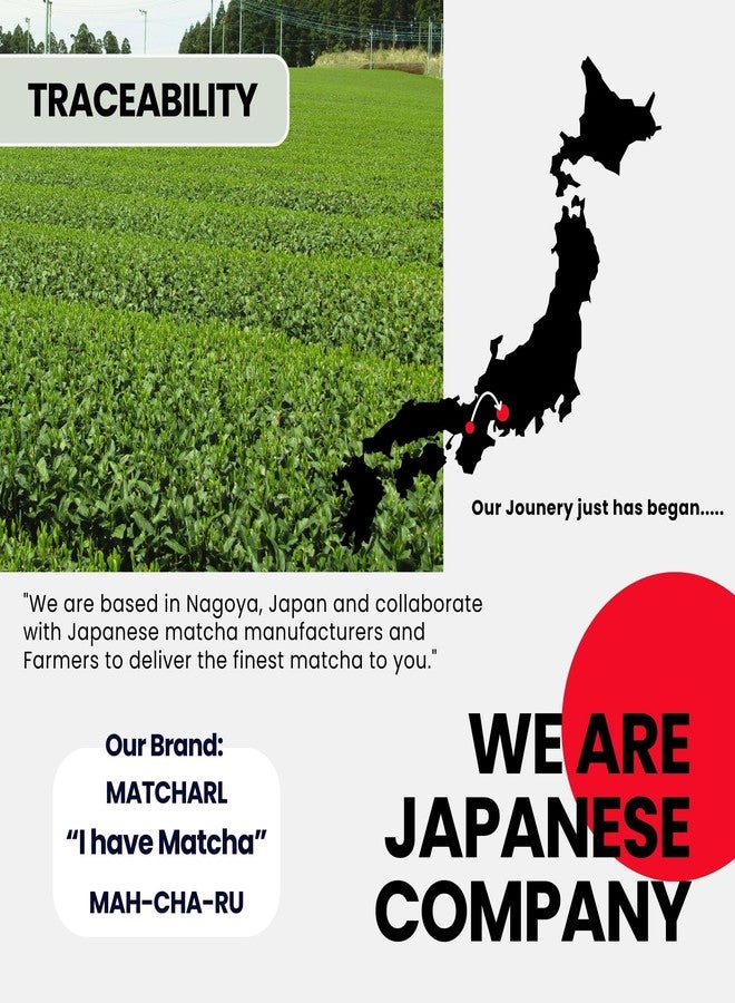 Matcharl Kyoto Uji Matcha Powder – Japanese First Harvest Green Tea, Stone-Ground, Ceremonial Grade (40g), Gold - Image 5