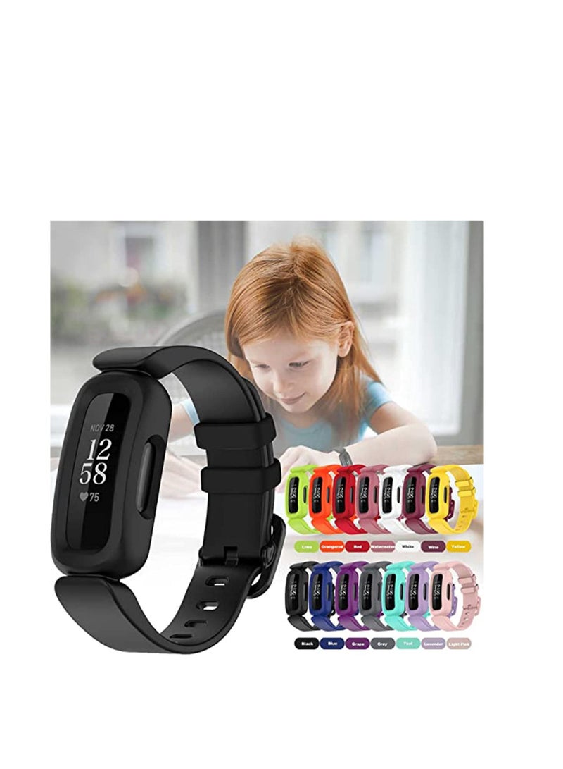 Captaintech Bands Fit for Fitbit Ace 3 for Kids, Soft Silicone Waterproof Bracelet Accessories Sports Watch Strap Replacement for Fitbit Ace 3 Boys Girl - Image 2