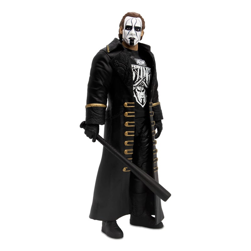 Aew All Elite Wrestling - 6-Inch Sting Figure with Accessories - AEW Unmatched Collection Series 2 - Luminaries - Image 1