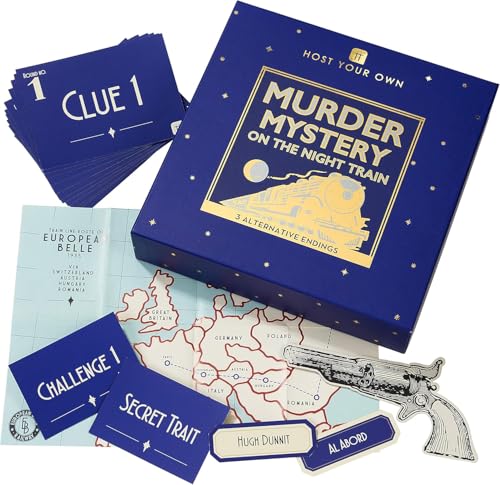 Talking Tables Reusable Murder Mystery on The Train Game Kit | Host Your Own Games Night | Orient Express 1930s Themed Dinner Party | 3 Alternative Endings | Fancy Dress Up | After Dinner - Image 3