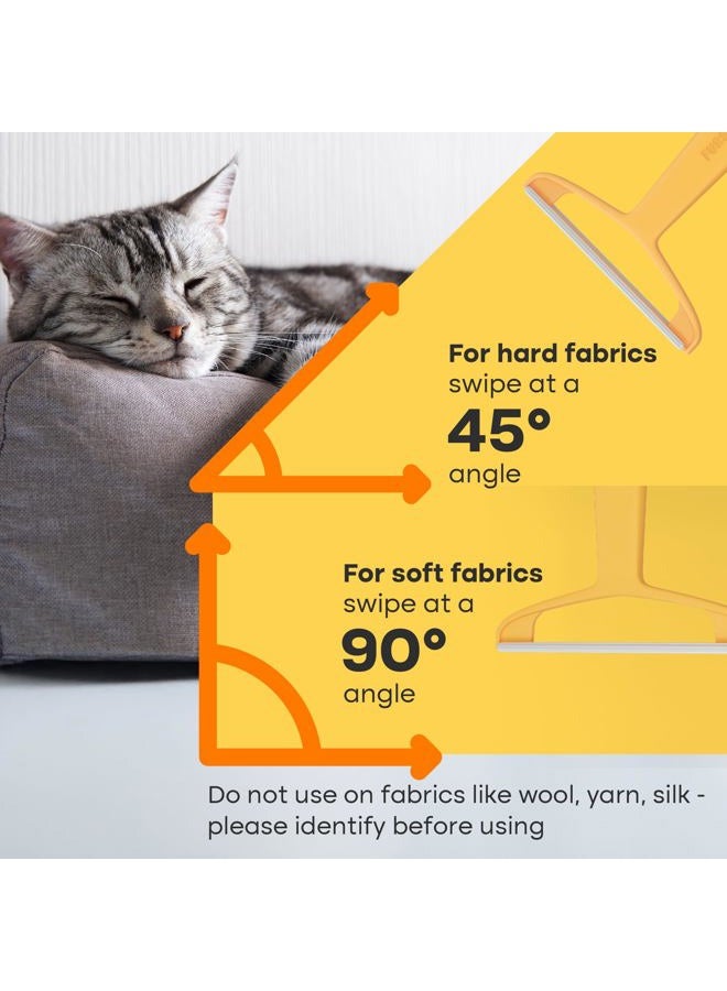 Fursprint Pro Pet Hair Remover - Multi-Fabric Edge, Carpet Scraper for Couch, Rugs, and More - Reusable Dog & Cat Hair Remover - Image 5