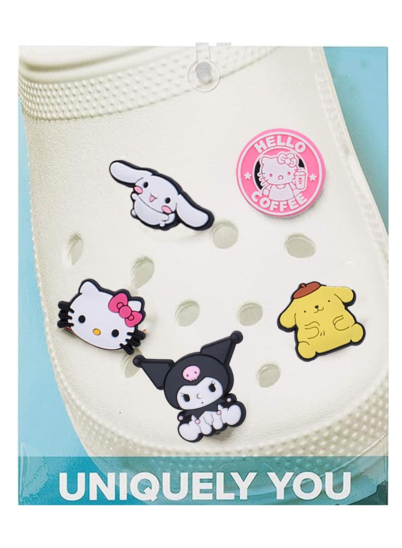 47PCS Croc Charms for Girls Adults, Kawaii Shoe Charms for Croc Clogs Sandals Decoration, Shoe Charms for Wristband Bracelets, Sandals Decoration Accessories - Image 4