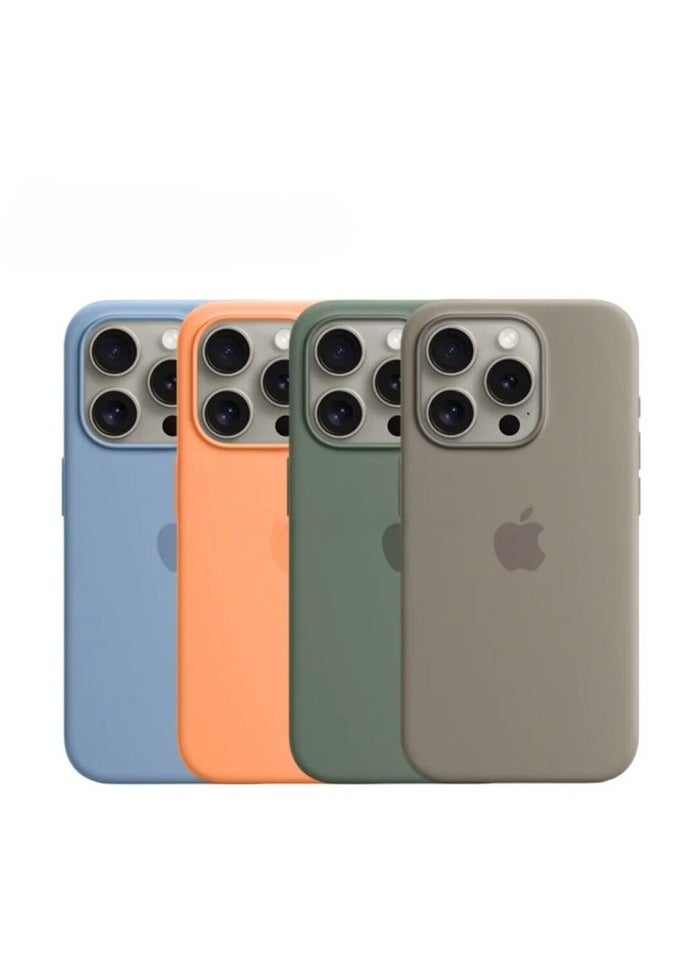 AROAQ Iphone Silicone Magnetic Case, Durable Silicone Case With Magsafe, Comfortable Soft Iphone Protection Case For Iphone 15 Pro Max, 15 Plus, Pro, (Midnight Color) - Image 2