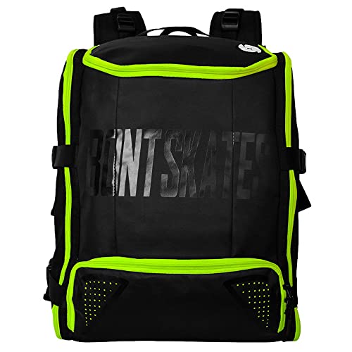 Bont Skates - Multi Sport Skate Backpack Travel Bag - Inline Ice Roller Speed Skating (Fluoro Yellow) - Image 2