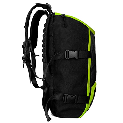 Bont Skates - Multi Sport Skate Backpack Travel Bag - Inline Ice Roller Speed Skating (Fluoro Yellow) - Image 3