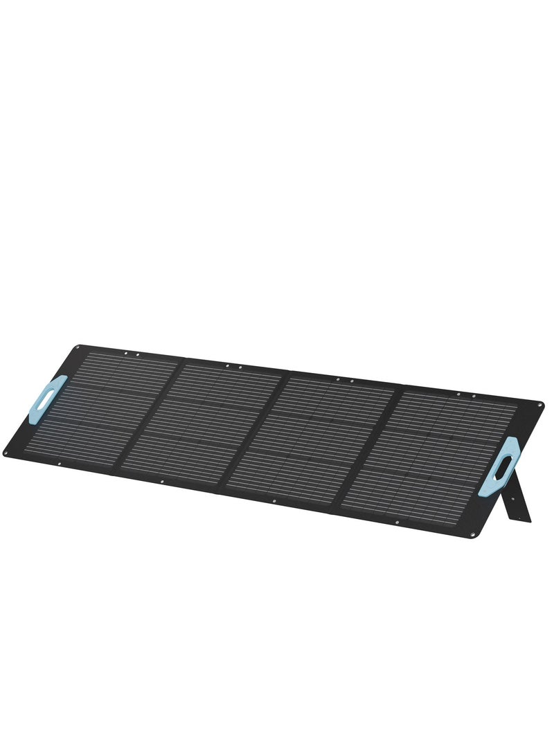 Powerology 200W Mono Folding Solar Panel with Adjustable Kickstand, Foldable Portable Solar Charger, IP67 Splash proof, for Camping, RVs, and Blackouts - Image 1