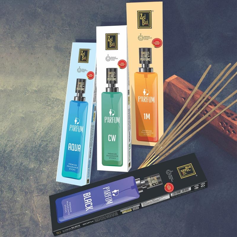 Zed Black Parfum Premium Fragrance Incense Sticks (Pack of 4) Suitable for Everyday Use – Alluring Fragrance Sticks - Image 2