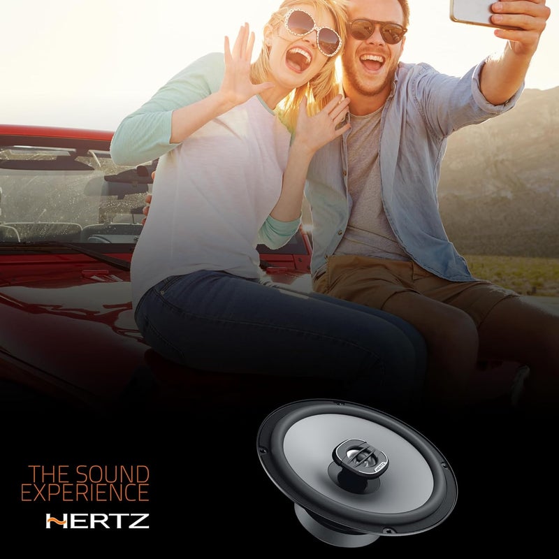 HERTZ مكبرات صوت سيارة هيرتز أونو سلسلة X-165 مقاس 6.5 بوصة ثنائية الاتجاه - Image 2