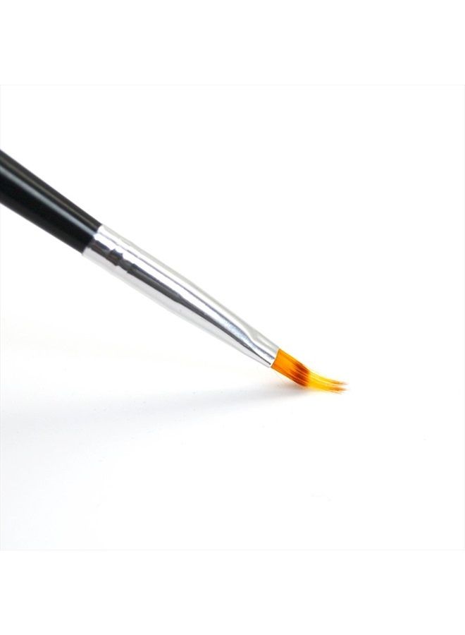 WOKOTO Black Wood Handle Ombre Brush Gel Acrylic Nail Brush Manicure Tools For Gradient UV Gel Nail - Image 5