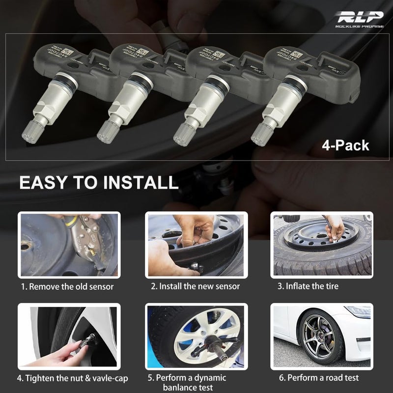 RLP TPMS Sensor Programmed Tire Pressure Monitoring System Sensor 315MHz for Lexus Toyota Scion - Image 4