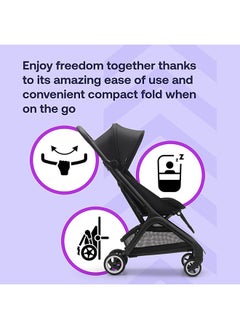 Bugaboo Butterfly Car Seat Adapter For Butterfly Pushchair, Easy, Safe And Intuitive Click And Go System, Black  - Image 5