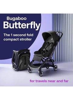 Bugaboo Butterfly Car Seat Adapter For Butterfly Pushchair, Easy, Safe And Intuitive Click And Go System, Black  - Image 3