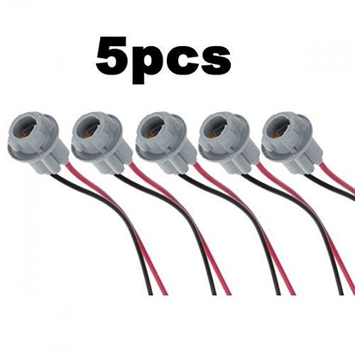 KOMAS 5 pcs T10 Replacement Plug Sockets Extened Wiring Harness pigtail for Cab Roof Running Marker light - Image 2