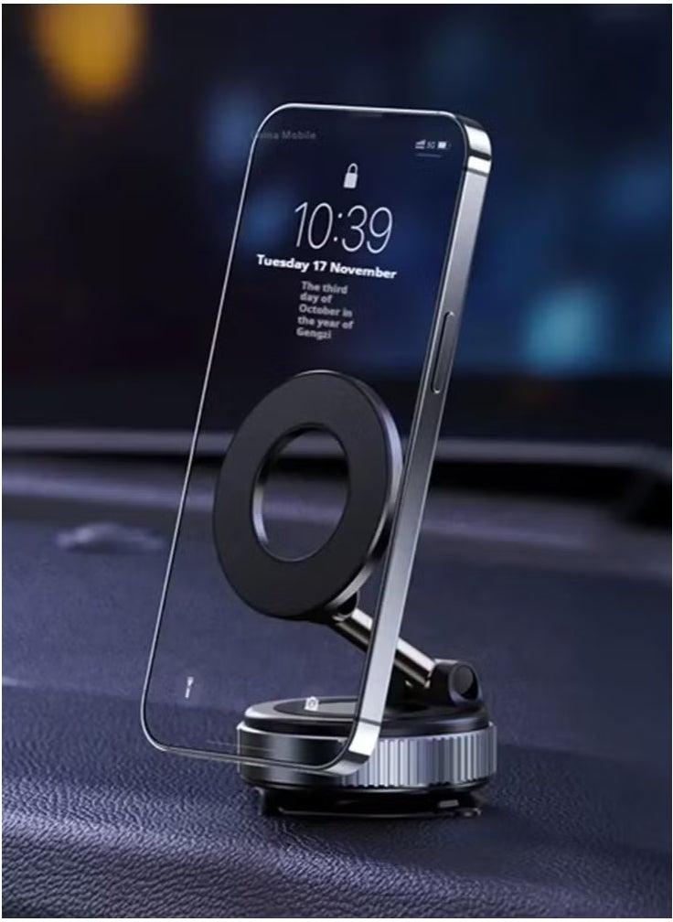 Generic K007 Electric Vacuum Magnetic Suction Phone Holder, Universal Compatibility, Phone Mount for iPhone 16/15/14/13/12, Car/Mirror/Shower  - Image 4