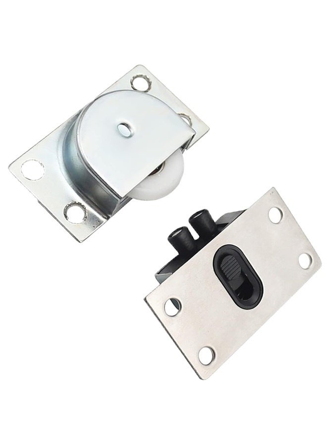 4 Pairs Furniture Roller Wheels Sliding Door Pulley Nylon Single Wheel Sliding Door Roller Wardrobe Closet Cabinet Drawer Sliding  - Image 3