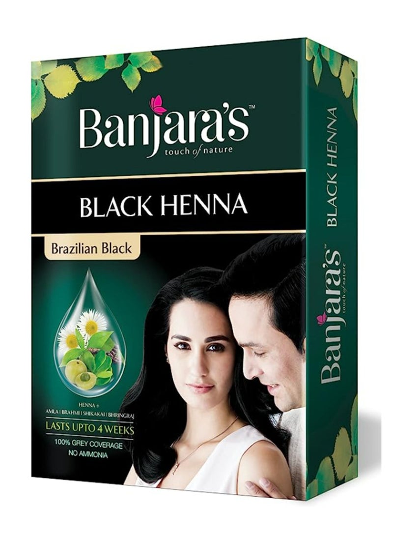 Banjara's Brazilian Black Henna No Ammonia 100% Grey Coverage Lasts Upto 4 Weeks Rich in Amla, Brahmi, Shikakai, Bhringraj 6 pcs - pzsku/Z4B475F17D5CE1AB5BD15Z/45/_/1687434021/38f1548e-ba07-4f5d-8060-8b86d21cc299