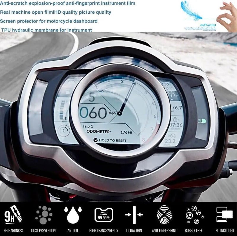 Vuzmode Speedometer Dashboard Screen Protector for Triumph Rocket 3 GT R - Image 3