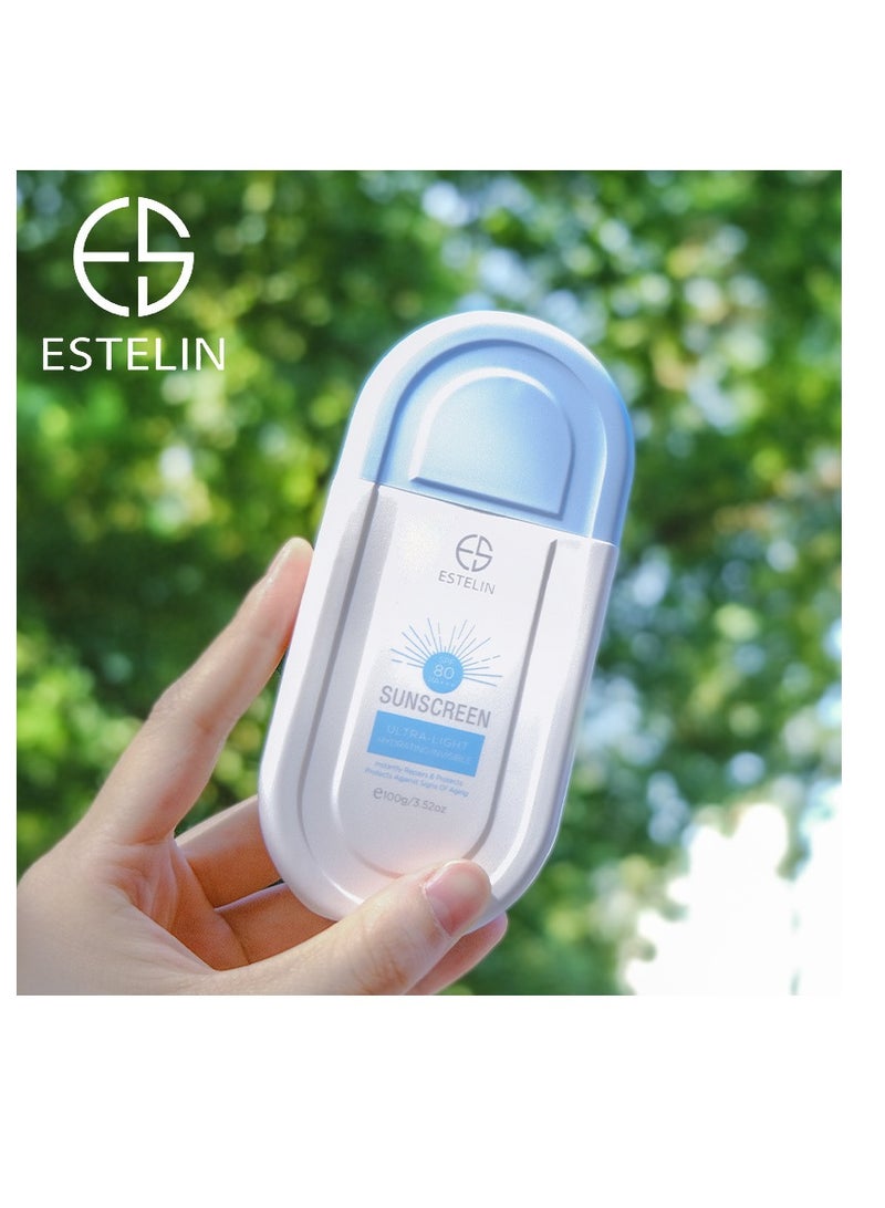 Estelin ULTRA-LIGHT Hydrating Invisible Sunscreen, SPF80 PA+++ - Image 4