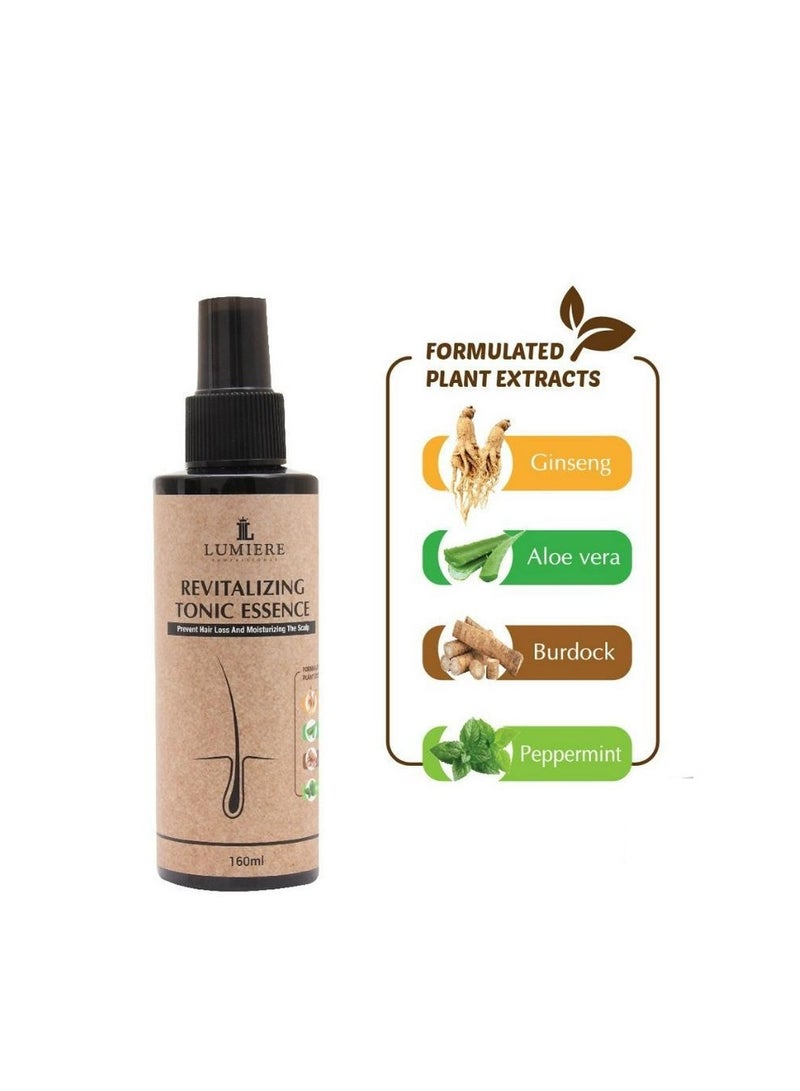 Lumiere Professional Revitalizing Hair Tonic Essence - 160ml Scalp Tonic Hair Care Tonik Rambut - Image 1