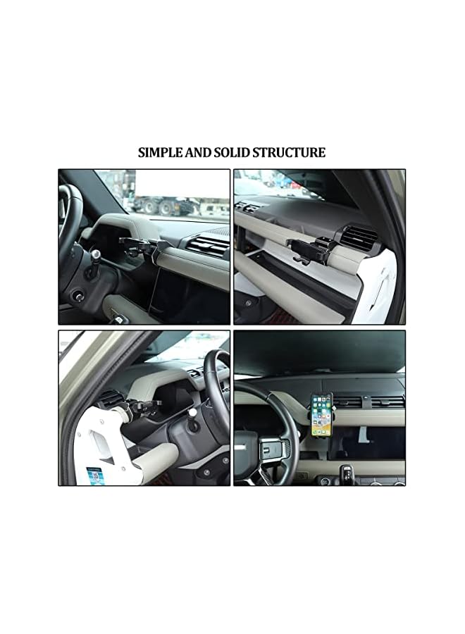 Green Tiger Phone Mount Fit for Land Rover Defender 110 90 2020-2022 Car Center Console Mobile Phone Holder Land Rover Defender Special Mobile Phone Holder Decorative Accessories - Image 3
