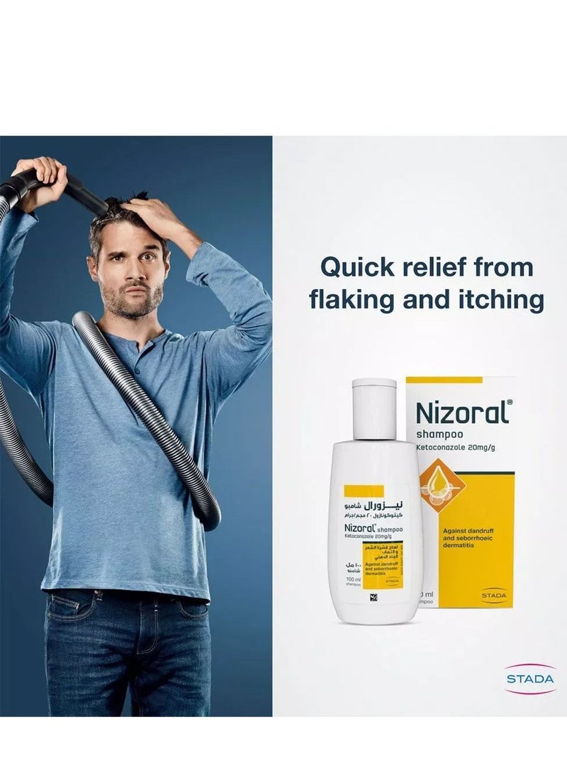 Nizoral Anti Dandruff Shampoo 100ml  - Image 2