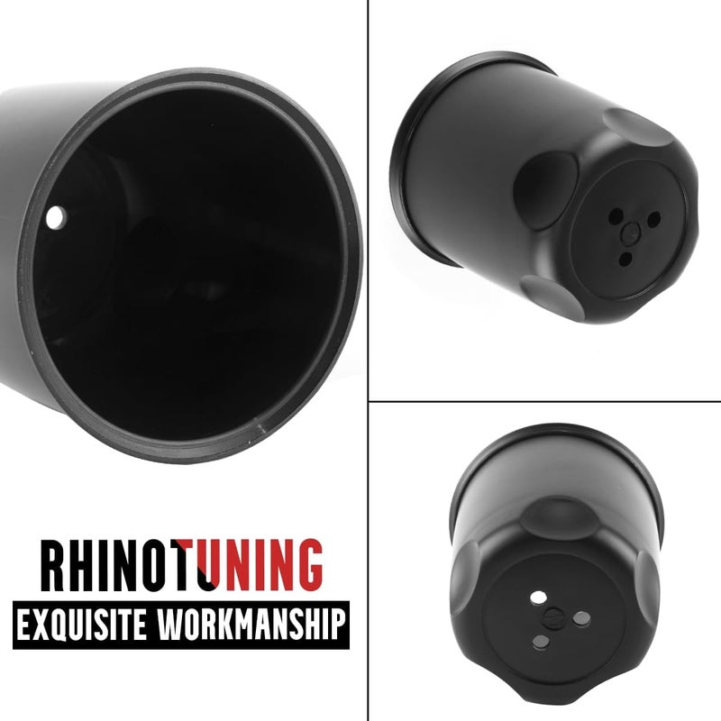 RTRHINOTUNING 4PCS 83mm Wheel Center Caps OD: 83mm(3.27in) Black Car Wheel Center Hub Caps - Image 5