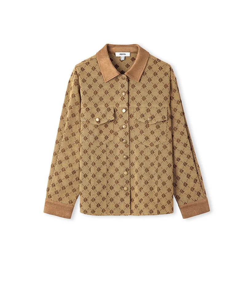 Ipekyol  Monogram Jacquard Shirt for Women | Best Price UAE