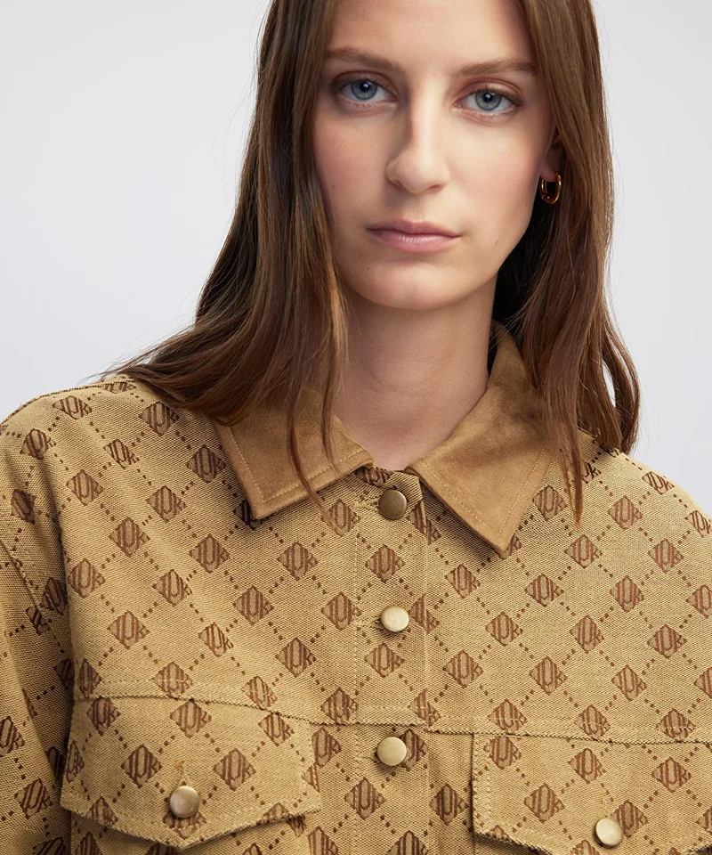 Ipekyol  Monogram Jacquard Shirt for Women | Best Price UAE