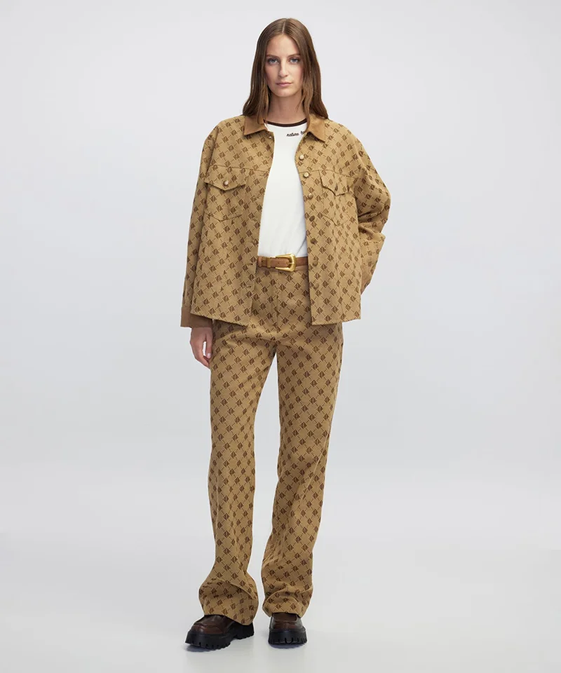 Ipekyol  Monogram Jacquard Shirt for Women | Best Price UAE