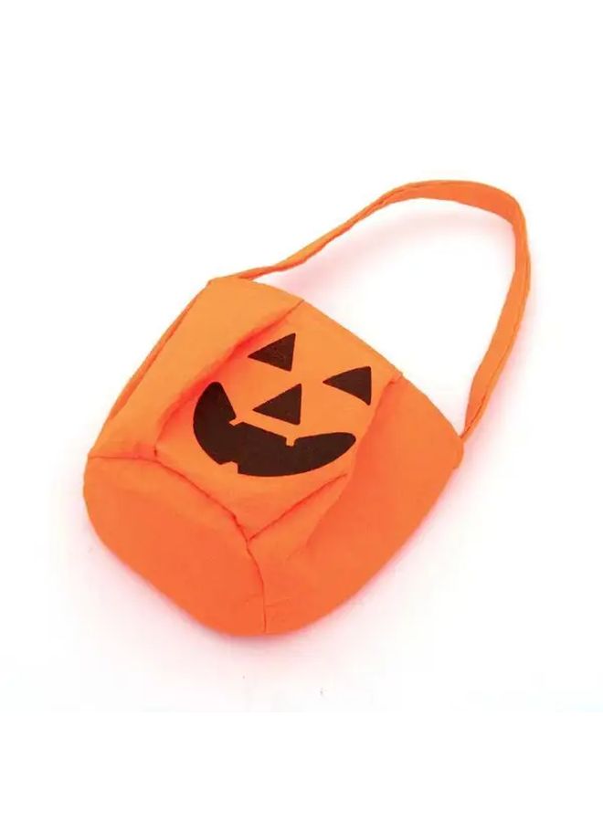 Type E 3D Pumpkin Candy Bag Jack O Lantern Face Halloween Party Favor Portable Fabric Gift Bag - Image 5