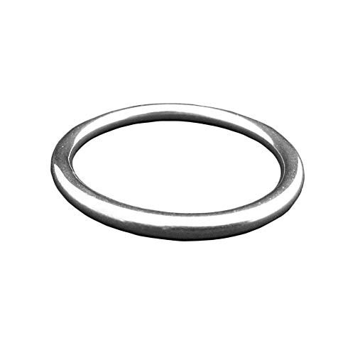 Tri Surge 316 Stainless Steel Round Ring Welded 5/32" x 1.5" (4mm x 38mm) Marine Grade O-Ring (4) anillo Redondo - Image 3