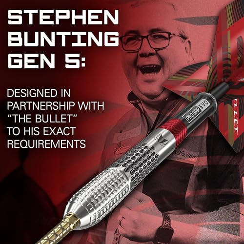 Target Darts Stephen Bunting G5 95% Tungsten Dart Set (23G), Steel Tip Swiss Point Darts | Generation 5 Player Edition Darts with Swiss Points, Professional Darts Set, Swiss Point Tool Included - Image 2