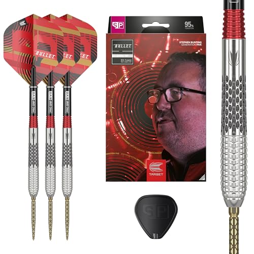 Target Darts Stephen Bunting G5 95% Tungsten Dart Set (23G), Steel Tip Swiss Point Darts | Generation 5 Player Edition Darts with Swiss Points, Professional Darts Set, Swiss Point Tool Included - Image 1