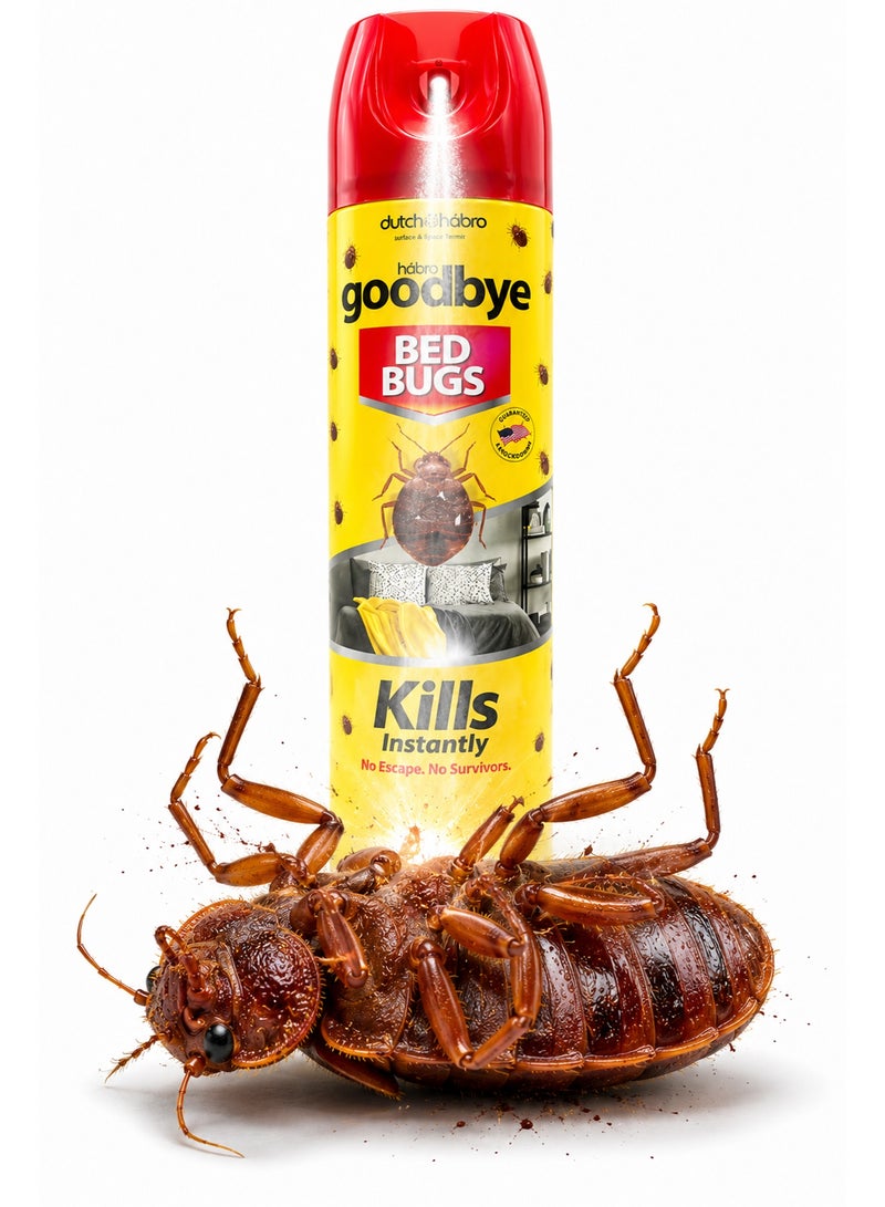 Bed Bug Killer Spray 400ml – Instant Bed Bugs & Eggs Control Aerosol Spray for Mattress Sofa Carpet Furniture Bedroom and Home Pest Protection - Image 1