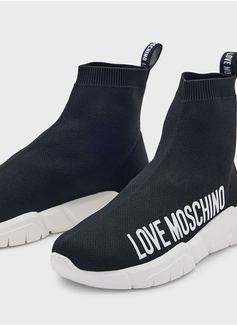 لوف موسكينو Ankle High Top Sneakers