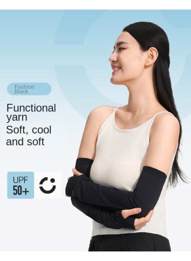 VVC أكمام حماية من الشمس للتبريد، أكمام مقاومة للأشعة فوق البنفسجية، أكمام رياضية من حرير الثلج القابل للتنفس للرجال والنساء - Image 1